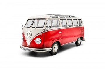 Volkswagen t1 samba red white 1962 01