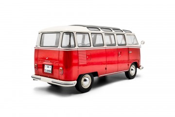 Volkswagen t1 samba red white 1962 04